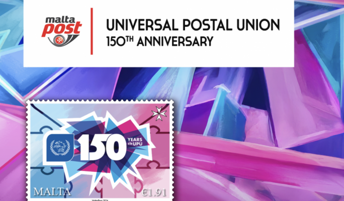 MaltaPost issues special stamp to celebrate UN Postal Union's anniversary